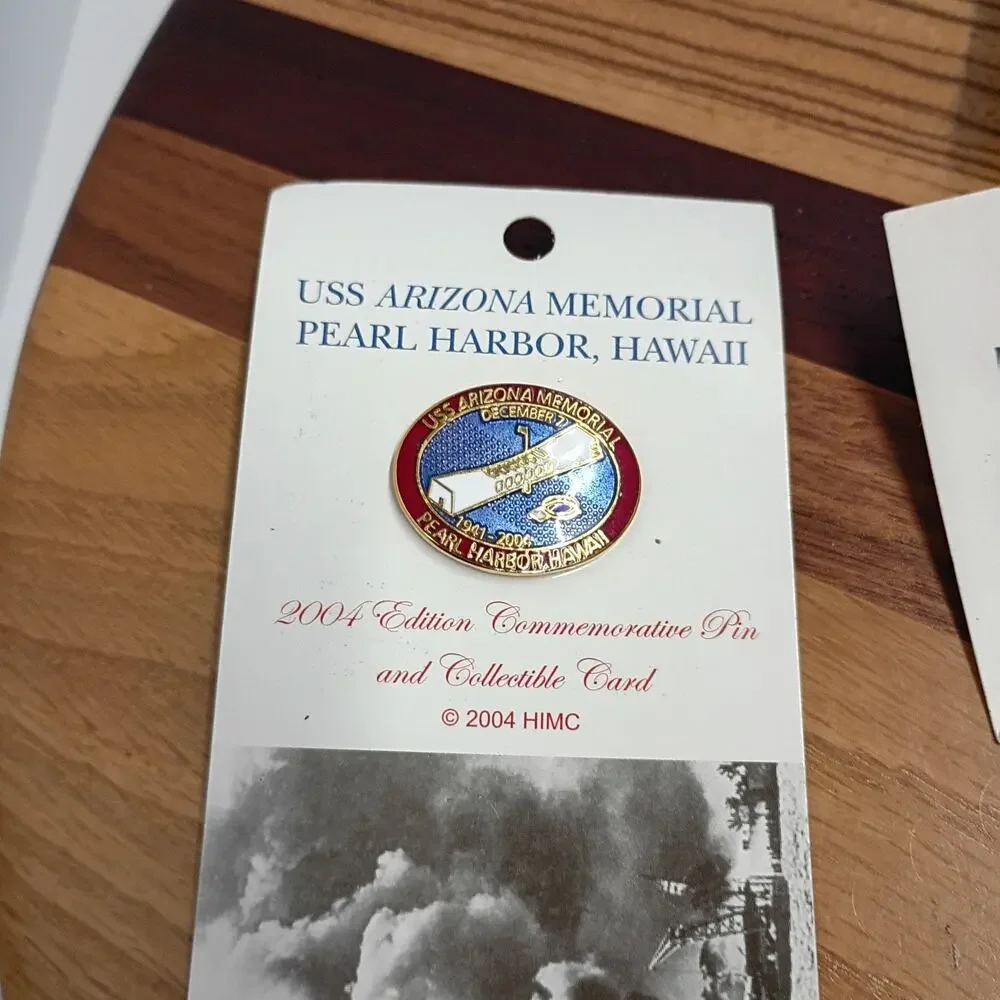 Set of Nine (9) Remembering Pearl Harbor Commemorative Pins World War 2 WWII